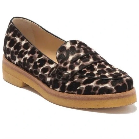 Longchamp Le Pliage Genuine Calf Hair Penny Loafer (size 39) - Picture 2 of 8